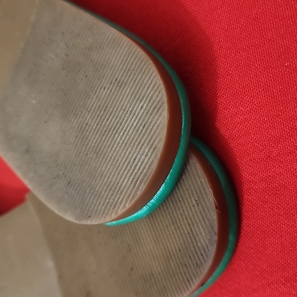 J. Crew Emerald Green Slide Sandals - Picture 6 of 8